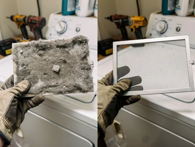 Professional lint trap cleaning by Davidson Dryer Vent Cleaning in Davidson