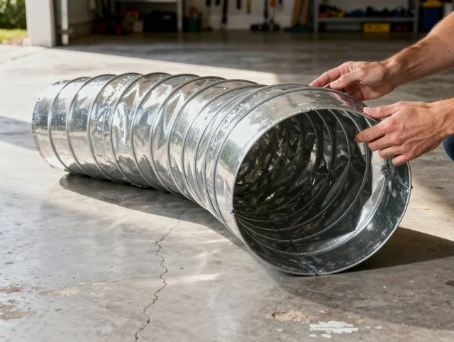 Davidson Dryer Vent Cleaning specialist using advanced equipment for thorough duct cleaning in Davidson